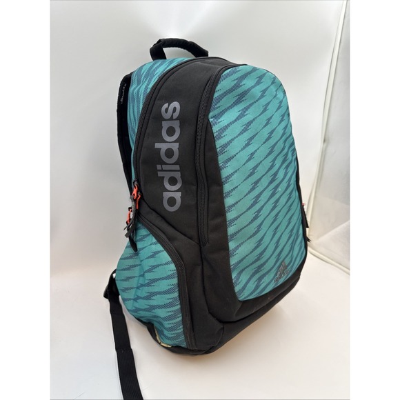 BACKPACK Adidas Ultraride Unisex Blue Stripe Adjustable Padded Shoulder Straps - Picture 2 of 8